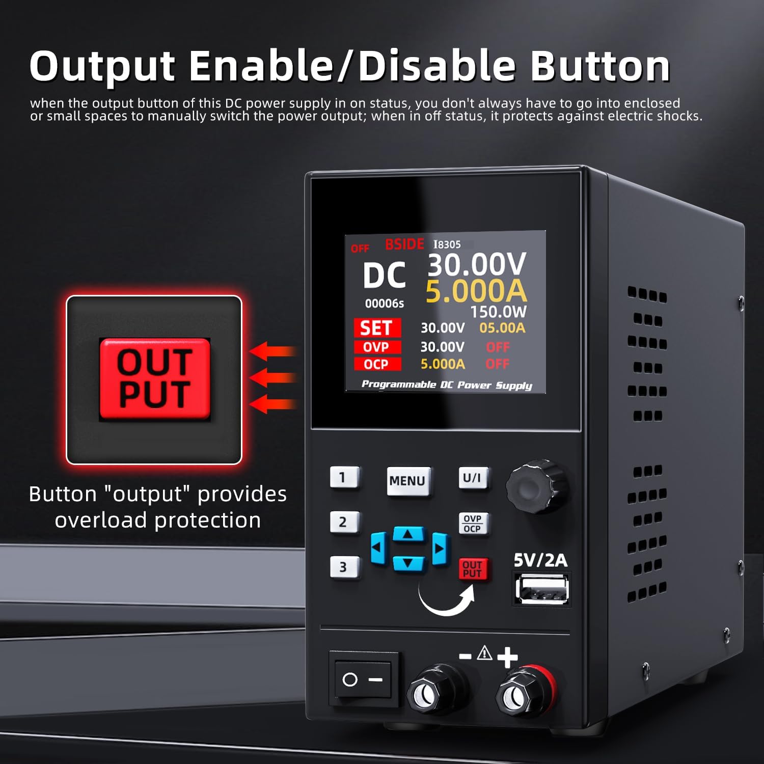BSIDE DC Laboratory Regulated  - Programmable Dc Power Supply 30V 10A recension och pris