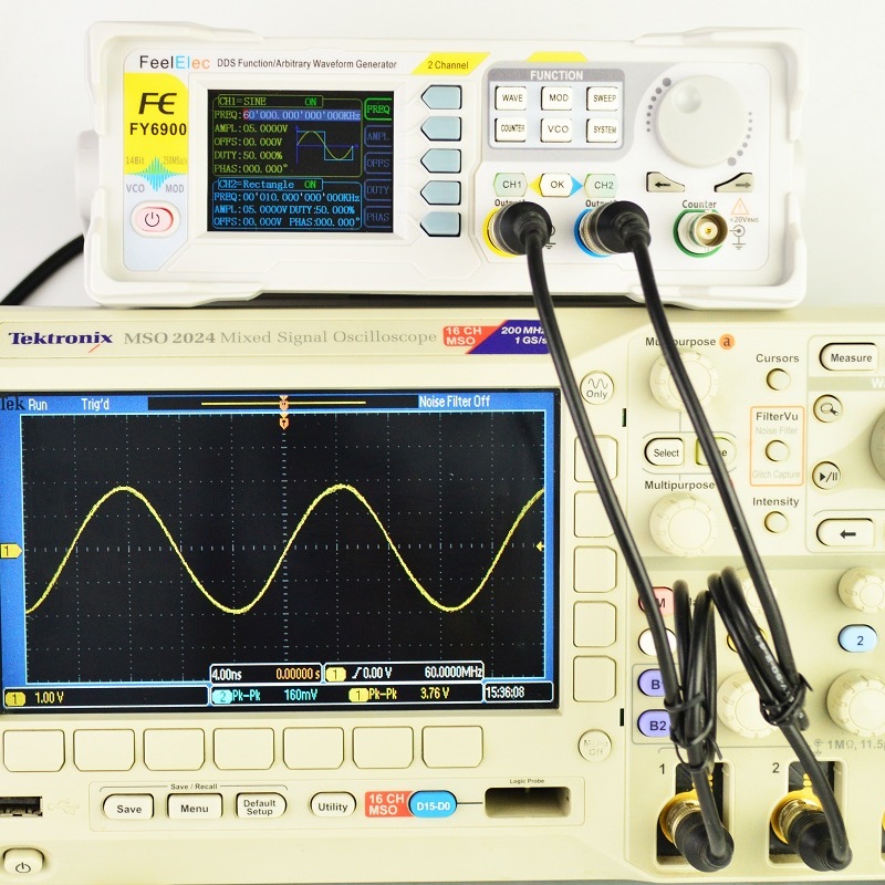 Feelelec FY6900 0-60MHz Digita - Function Arbitrary Waveform Generator recension och pris