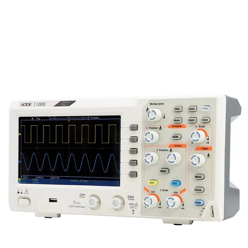 VICTOR 1100S 100 MHz Bandwidth - Digital Storage Oscilloscope 100Mhz recension och pris