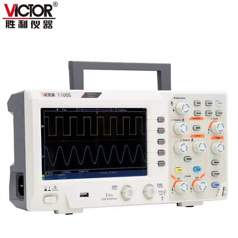 VICTOR 1100S 100 MHz Bandwidth - Digital Storage Oscilloscope 100Mhz recension och pris