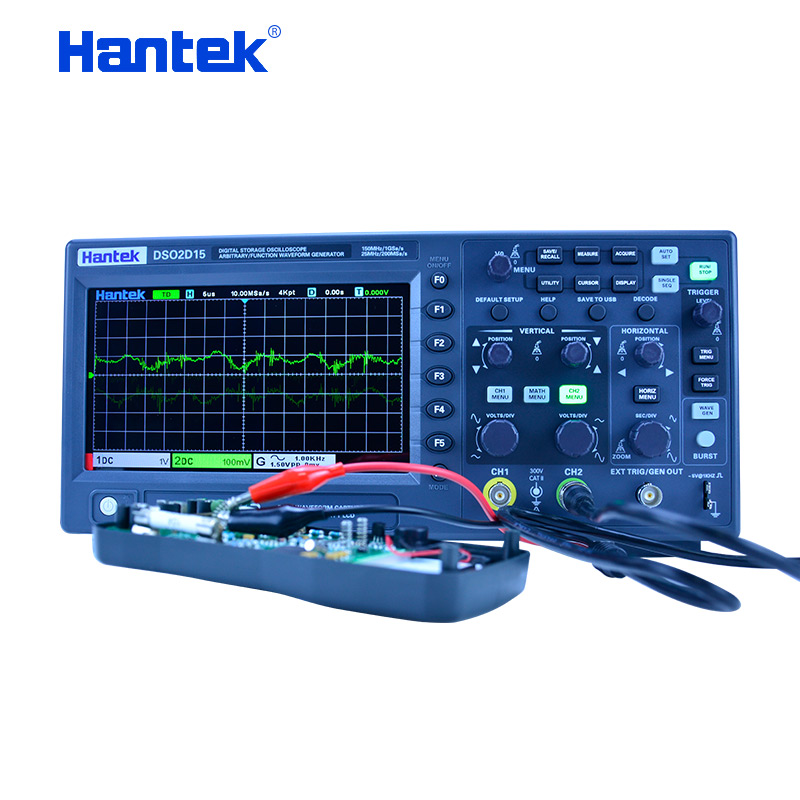 Hantek DSO2C10 2C15 2D10 2D15  - Digital Storage Oscilloscope 100Mhz recension och pris