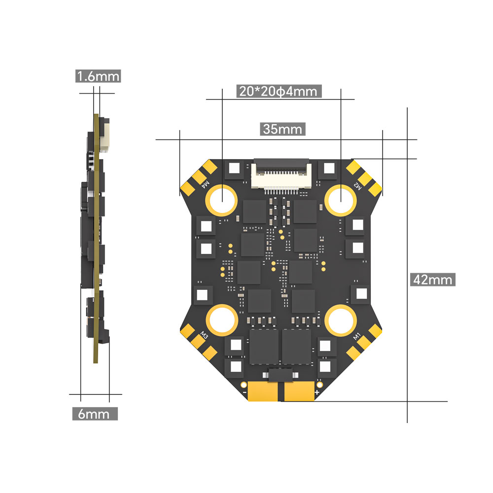 iFlight Borg F7 Mini Stack Fli - Fpv Flight Controller F7 Stack 60A recension och pris