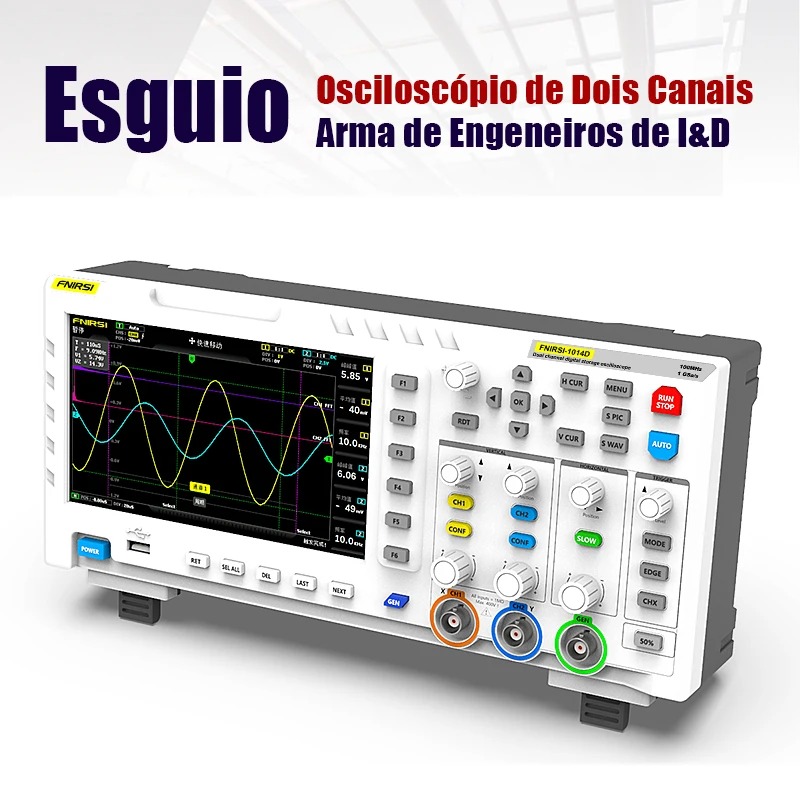 FNIRSI 1014D Digital Oscillosc - Digital Storage Oscilloscope 100Mhz recension och pris